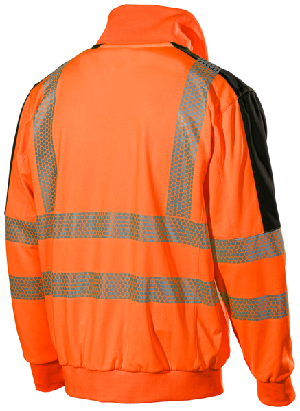 SWEATSHIRT 6122P LBRADOR SVART/ORANGE L