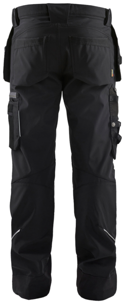 Softshell-riipputaskuhousut Blåkläder 180525139900 musta