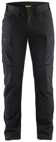 Softshell-talvihousut Blåkläder Stretch musta 147725139900