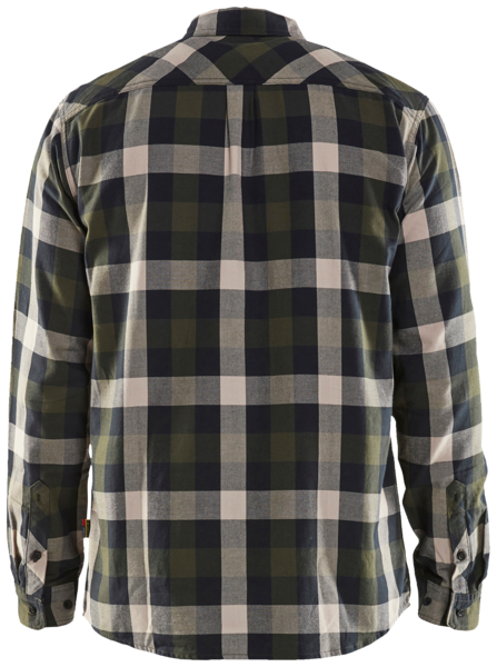 Flanellipaita Blåkläder 329911524599 vihreä/musta