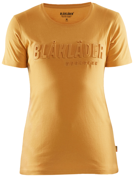 T-paita Blåkläder naisten 3D sinapinkeltainen 343110423709