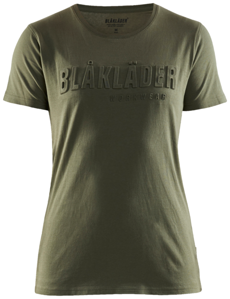 T-paita Blåkläder naisten 3D sammaleenvihreä 343110424109