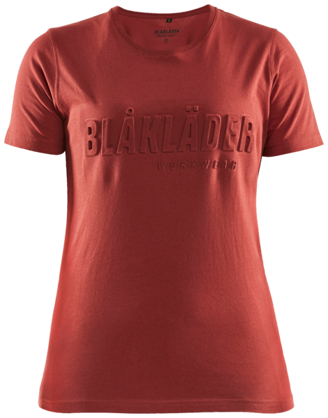 T-paita Blåkläder naisten 3D ruosteenpunainen 343110425909