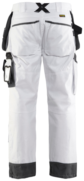 Maalarinhousut Blåkläder X1500 valkoinen/tummanharmaa 151012101098