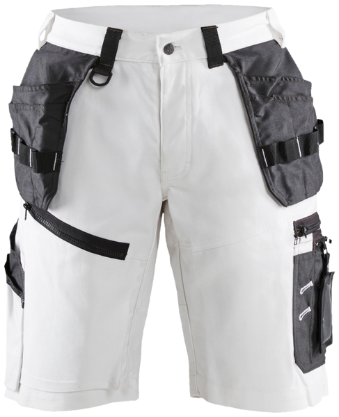 Maalarinshortsit Blåkläder X1500 valkoinen/tummanharmaa 151212101098
