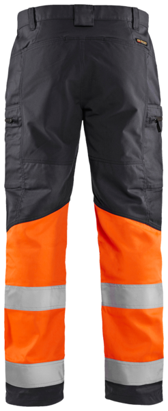 Housut Blåkläder 155118119653 grafiitinharmaa/huomio-oranssi