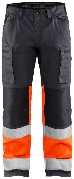 Housut Blåkläder 155118119653 grafiitinharmaa/huomio-oranssi