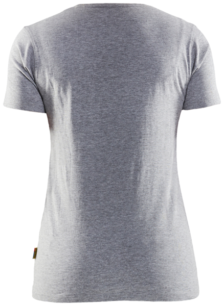 T-paita Blåkläder naisten 3D harmaameleerattu 343110439000