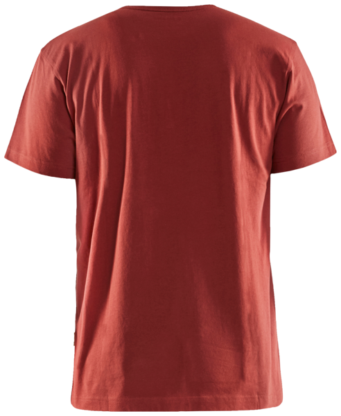 T-SHIRT BLÅKLÄDER 3531 1042 3D BRÄND RÖD L