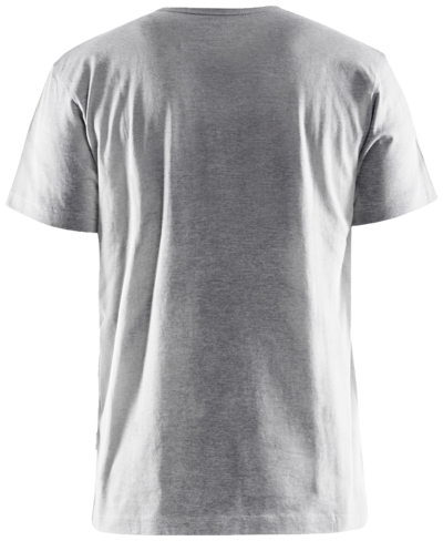 T-SHIRT BLÅKLÄDER 3531 1043 3D, GRÅMELERAD L