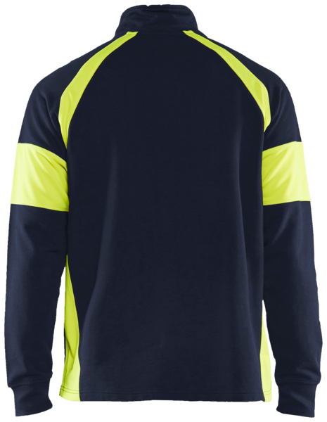 Collegepaita Blåkläder mariininsininen/huomiokeltainen 355011588933