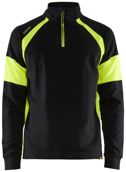 Collegepaita Blåkläder musta/huomiokeltainen 355011589933