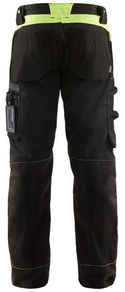 Housut Blåkläder 155618609933 musta/huomiokeltainen