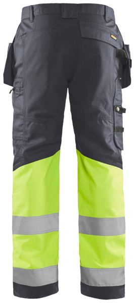 Riipputaskuhousut Blåkläder 155818119633 harmaa/huomiokeltainen