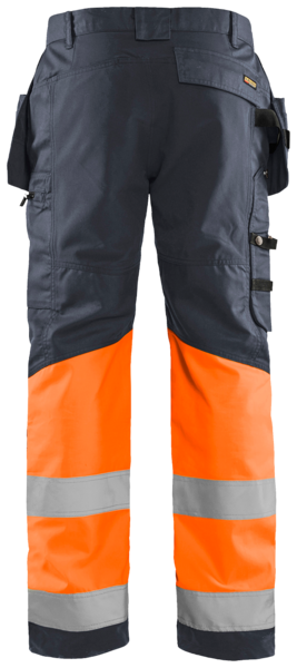 Riipputaskuhousut Blåkläder harmaa/huomio-oranssi 155818119653