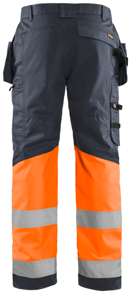 Riipputaskuhousut Blåkläder harmaa/huomio-oranssi 155818119653