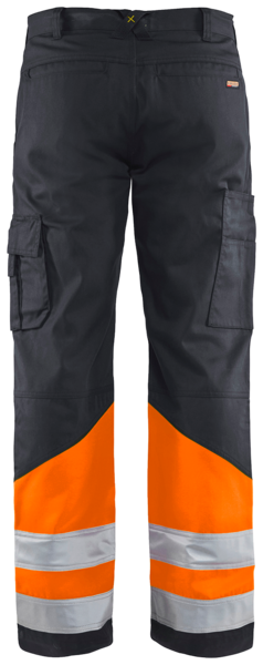 Housut Blåkläder 156418119653 grafiitinharmaa/huomio-oranssi