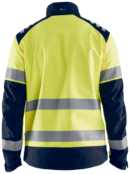 Softshell-takki Blåkläder mariininsininen/huomiokeltainen 449725138933