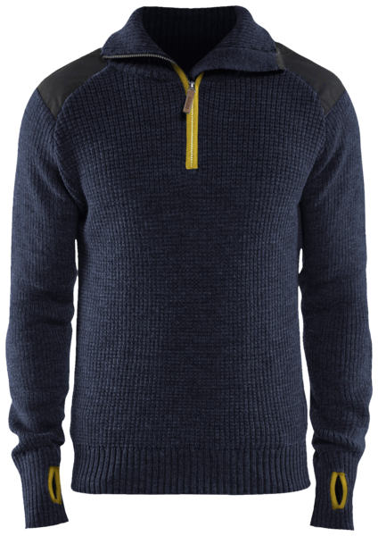 Villapaita Blåkläder tumma mariininsininen/keltainen 463010718635
