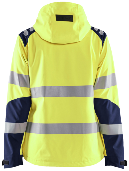 Softshell-takki Blåkläder naisten huomiokeltainen/mariininsininen 479125133389