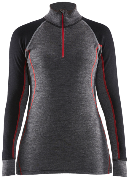 Aluspaita Blåkläder naisten XWarm grafiitinharmaa/musta 729917369699