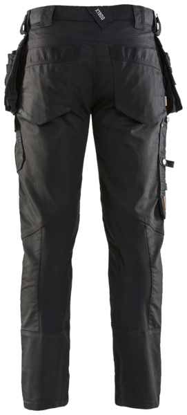 Riipputaskuhousut Blåkläder X1900 Stretch musta/musta 199011419999