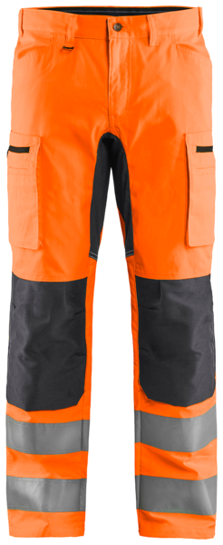 Housut Blåkläder Stretch huomio-oranssi/grafiitinharmaa 158518115396