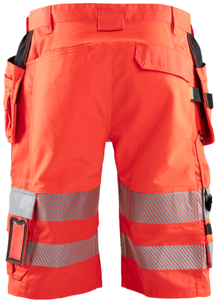 Riipputaskushortsit Blåkläder Stretch huomiopunainen 158618115500