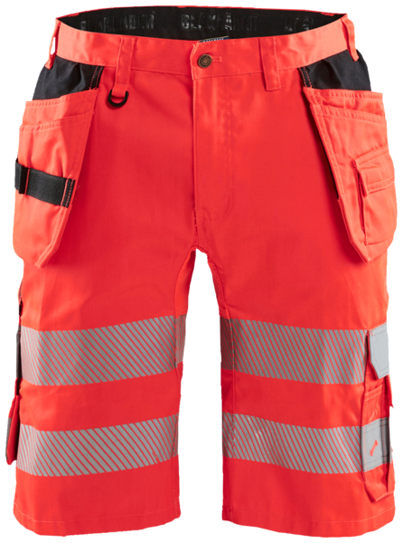 Riipputaskushortsit Blåkläder Stretch huomiopunainen 158618115500