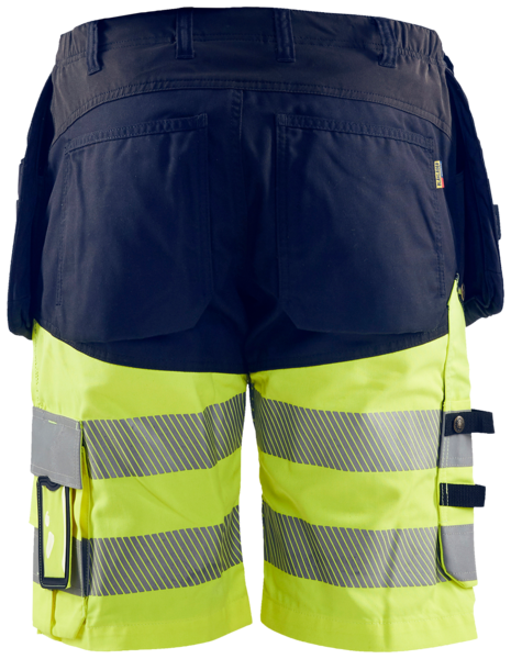 Shortsit Blåkläder 4-Way Stretch mariininsininen/huomiokeltainen 159618118933