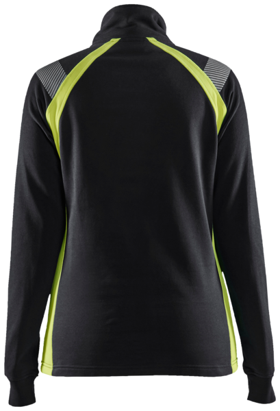 Collegepaita Blåkläder naisten musta/huomiokeltainen 340311589933