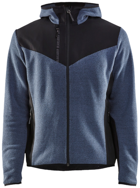 Softshell-takki Blåkläder neulottu teräksensininen/mariininsininen 594025368286