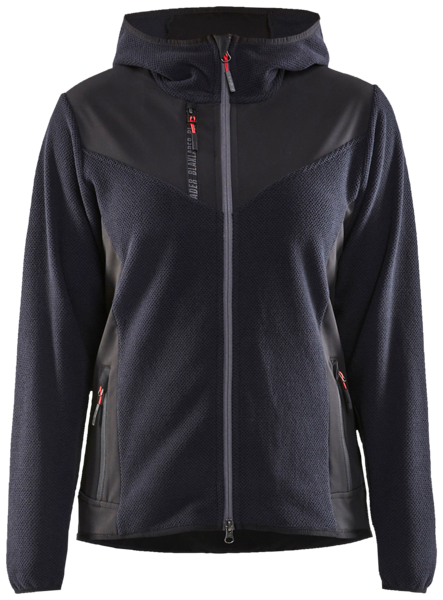 Takki Blåkläder naisten neulottu tumma mariininsininen/musta 594125368699