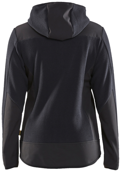 Takki Blåkläder naisten neulottu tummanharmaa/musta 594125369799