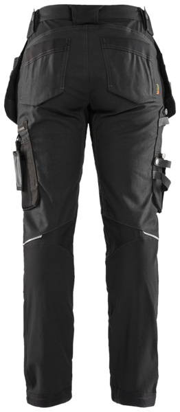 Housut Blåkläder naisten Stretch musta 711513439900