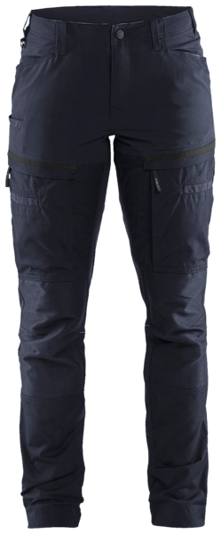 Housut Blåkläder naisten Stretch tumma mariininsininen/musta 716618458699