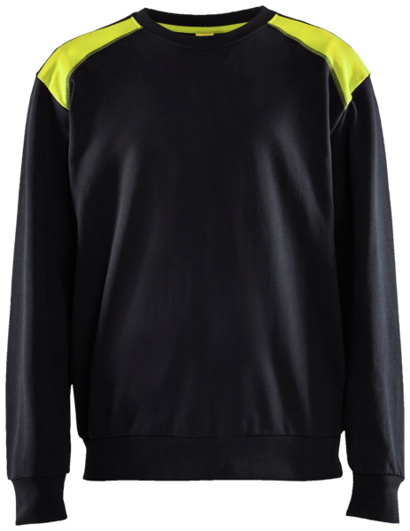 Collegepaita Blåkläder musta/huomiokeltainen 358011589933