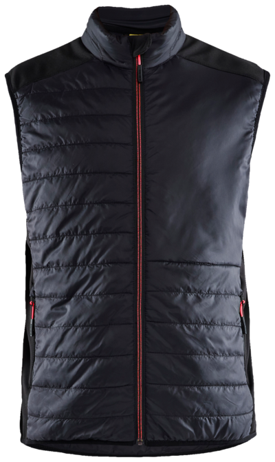 VÄST BLÅKLÄDER 3863 2030 VARMFODRAD, SVART/RÖD L