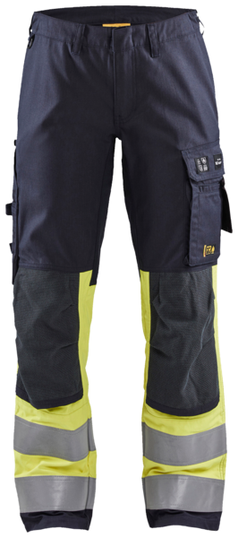 Housut Blåkläder naisten Stretch mariininsininen/huomiokelt. 718715128933