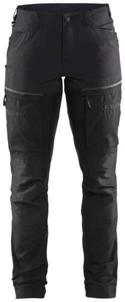 Housut Blåkläder naisten Stretch musta/tummanharmaa 716618459998