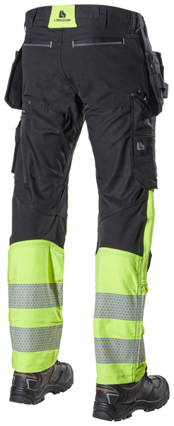 BYXA 1071PB L.BRADOR SVART/GUL C46