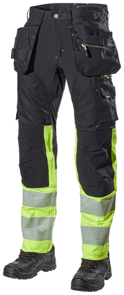 BYXA 1071PB L.BRADOR SVART/GUL C46