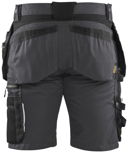 Riipputaskushortsit Blåkläder Stretch grafiitinharmaa/musta 159818609699