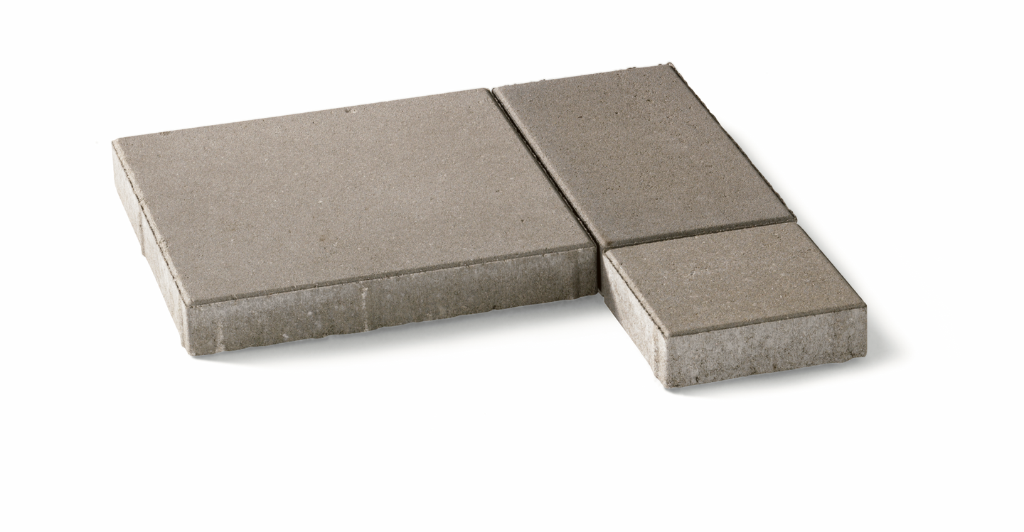 PLATTA S:T ERIKS KLASSIK NATURGRÅ  350X350X50MM