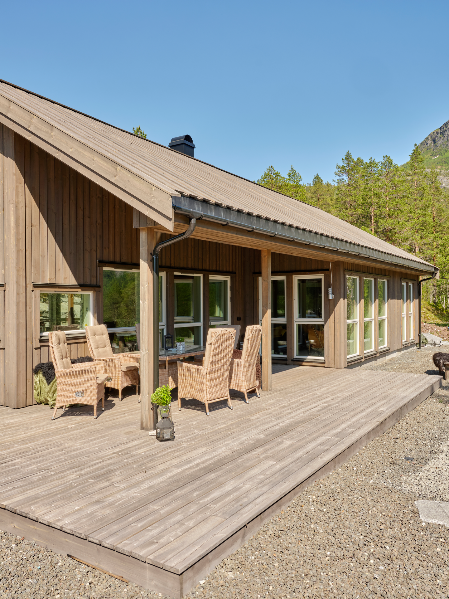 STOLPE MÖREROYAL 95X95 GRÅ 4,8 M