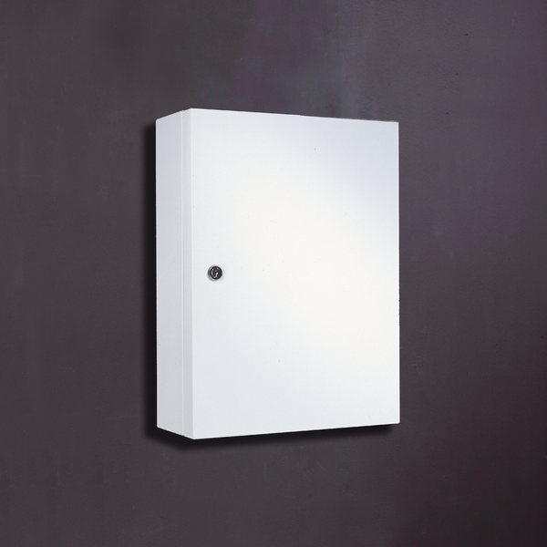 MEDICINSKÅP SVEDBERGS FACK-I VIT, LÅSBART 36,5X16X49,5CM