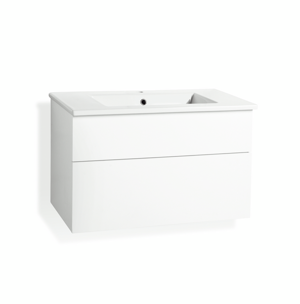 TVÄTTSTÄLLSSKÅP SVEDBERGS FORMA VIT 2LÅD B1 ECLEAN 80X45X50CM