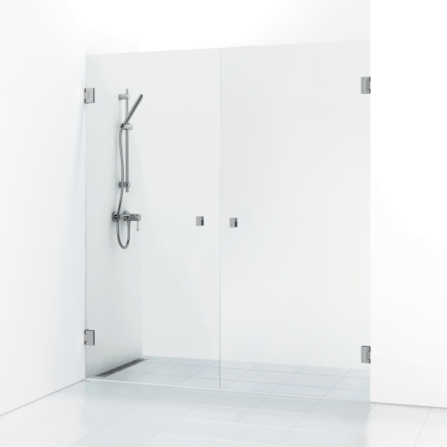 NISCHDUSCH SVEDBERGS DUBB 180GR KROM KLARGLAS 160X1X200CM