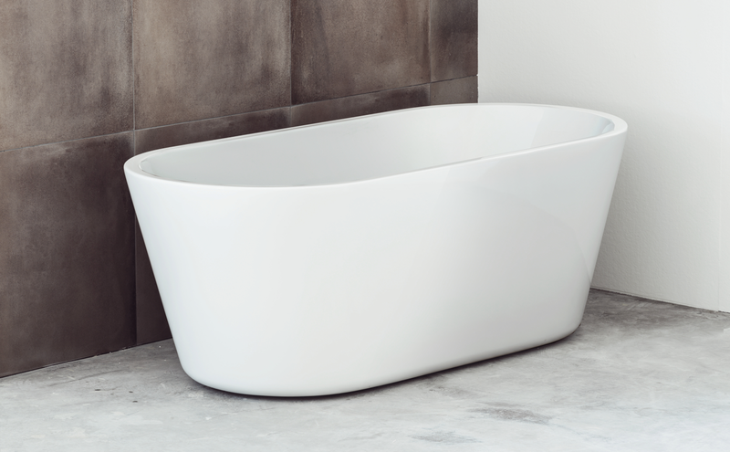 AKRYLBADKAR SVEDBERGS UME FRISTÅENDE VIT, 159,5X59,0X75,0CM