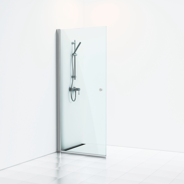 SKÄRMVÄGG SVEDBERGS RAK SKOGA RAK ALU MATT KLAR 86,3X3X198CM